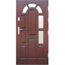 Venkovní vchodové dřevěné dveře Masivní D-25