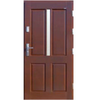 Venkovní vchodové dřevěné dveře Masivní D-5