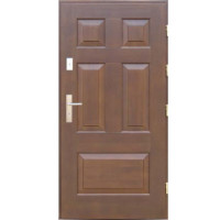 Venkovní vchodové dřevěné dveře Masivní D-52