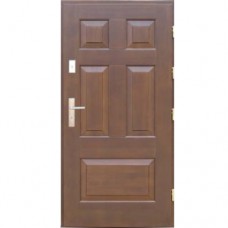 Venkovní vchodové dřevěné dveře Masivní D-52