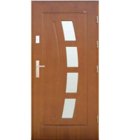 Venkovní vchodové dřevěné dveře Deskové DP-20