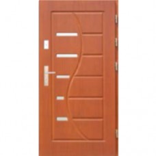 Venkovní vchodové dřevěné dveře Deskové DP-25