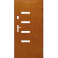 Venkovní vchodové dřevěné dveře Deskové DP-39