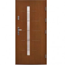 Venkovní vchodové dřevěné dveře Deskové DP-44