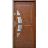 Venkovní vchodové dřevěné dveře Deskové DP-53