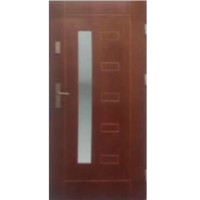 Venkovní vchodové dřevěné dveře Deskové DP-77