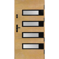 Venkovní vchodové dřevěné dveře Deskové DP-92