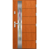 Venkovní vchodové dřevěné dveře Deskové DPI-19