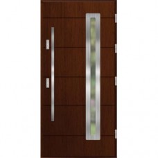 Venkovní vchodové dřevěné dveře Deskové DPI-20