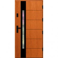 Venkovní vchodové dřevěné dveře Deskové DPI-23