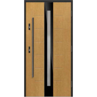 Venkovní vchodové dřevěné dveře Deskové DPI-30