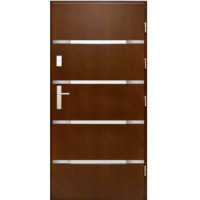 Venkovní vchodové dřevěné dveře Deskové DPI-5