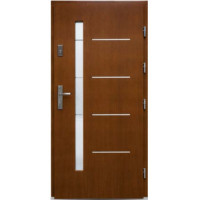 Venkovní vchodové dřevěné dveře Deskové DPI-8